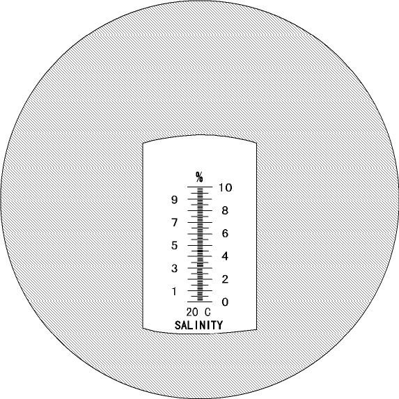 Specific Gravity Hand Held Salinity Refractometer , Seawater Refractometer RHS-110