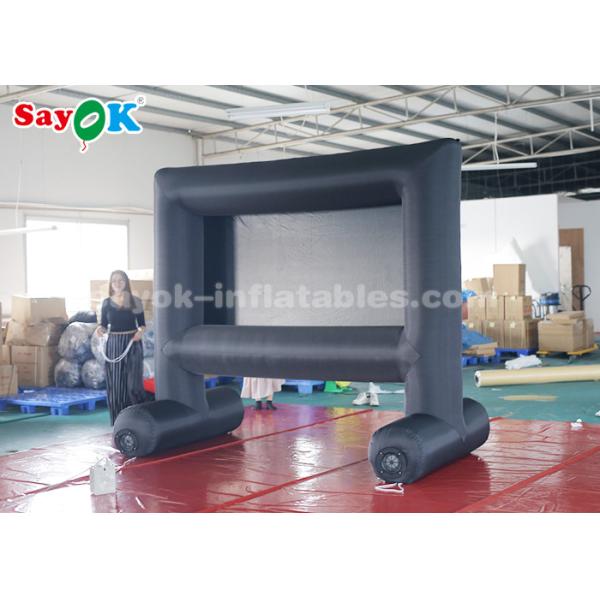 Inflatable Backyard Movie Screen Theme Parks 3m × 2.55mH Inflatable Outdoor Movie Screen