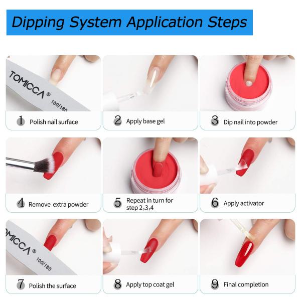 Factory Customization Color Acrylic Dipping Powder Strong Durable Nail Acrylic Powder for Nail Art Training