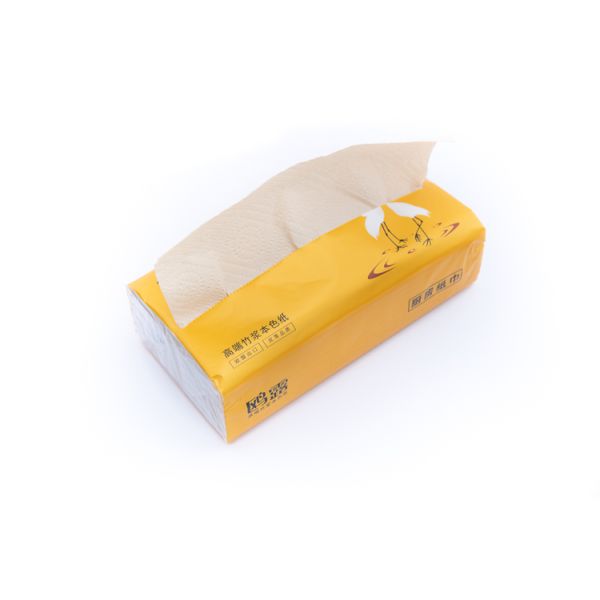 Unbleached Absorbent Extractable Bamboo Paper Hand Towels Kitchen Multifold Paper Towel