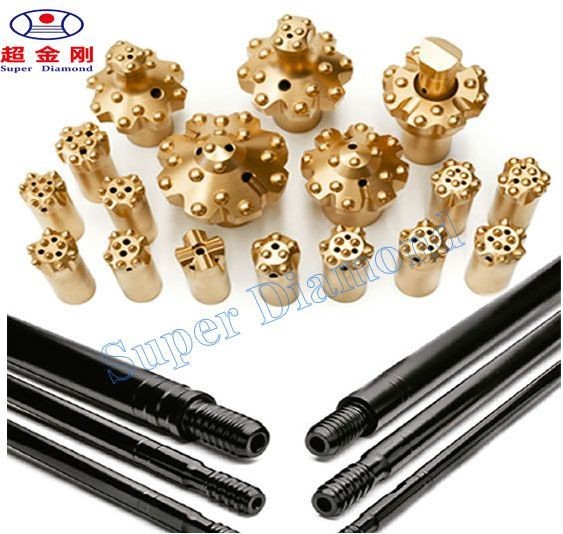 ASTM Standard Alloy Steel Top Hammer Bits for Long-Lasting and Durable Rock