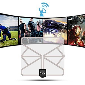 Indoor Digital Tv Antenna , Digital Tv Aerial With Amplifier Signal Booster , Usb Power Supply