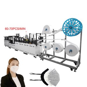 Wholesale Fully Automatic 220 Volt KF94 Face Mask Cutting Folding Packing Machine surgical mask making machine from china suppliers