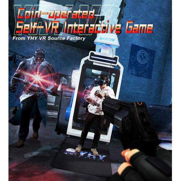 55 Inch Screen Game VR Simulator Indoor Home Coin operated VR Shooting Platform