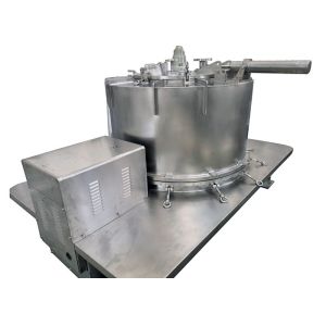 GMP Fully Enclosed Top Manual Discharge Basket Pharma Centrifuge Machine