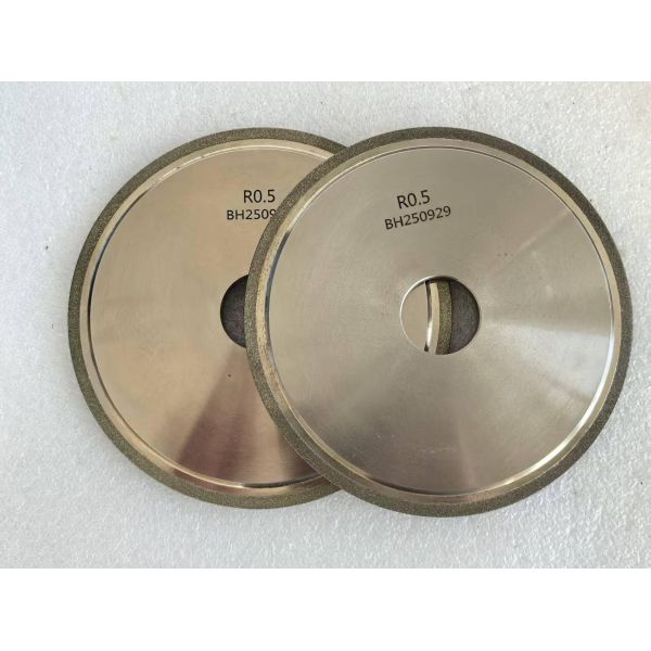 R0.5 Round Profile Wheel As Electroplated Diamond Grinding Wheels For Tungsten Carbide
