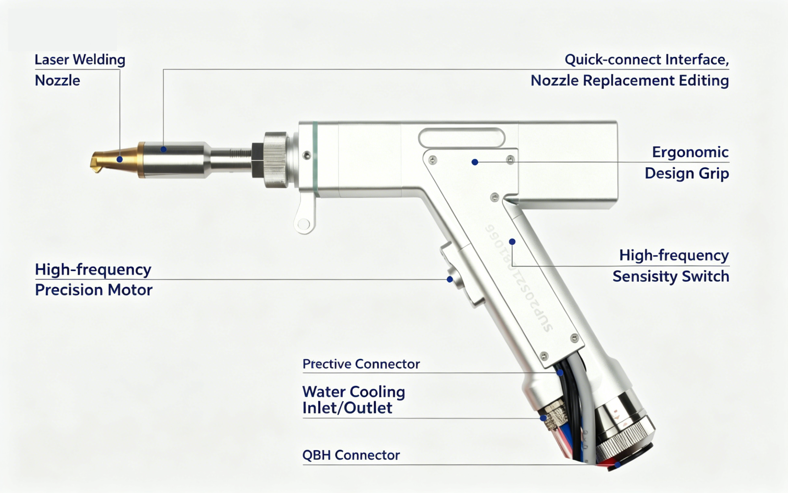 2000W Handheld Metal Laser Welding Machine Precise Welding