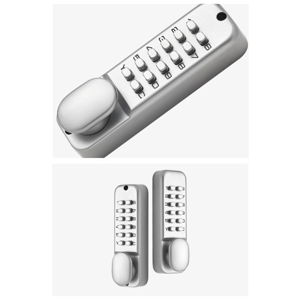 Second Generation Rotary Handle Double-sided Password Keyless Mechanical Digital Security Code Door Lock