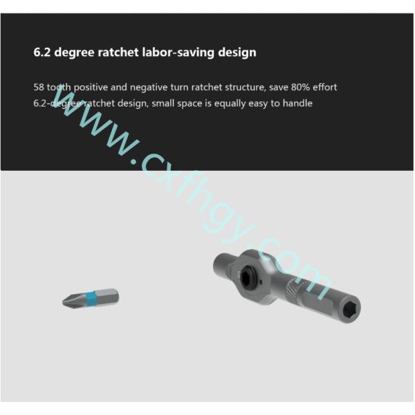Cxfhgy Duka RS1 24 in1 Tool Kit Mechanical Tools Box Spanner Socket Screwdriver Ratchet Wrench Set Kit DIY Household Rep