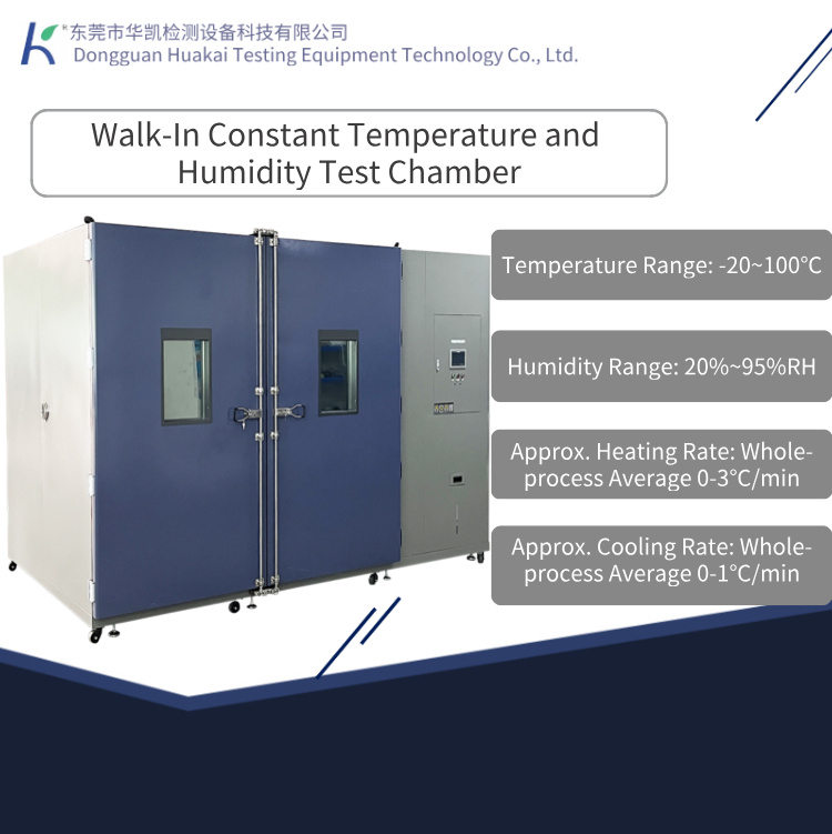 High-Precision Walk-in Constant Temperature and Humidity Test Machine Large-Scale Environmental Stability Testing Equipment