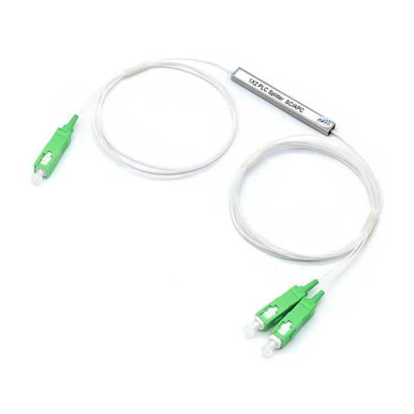 Wholesale 1X2 1X4 1X8 1X16 1X32 Mini Type PLC Splitter with SC UPC SC APC Connector for Fiber Optic Sensors from china suppliers