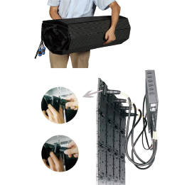 Foldable Modules Flexible LED Display SMD 3528 For Space / Transportation Saving
