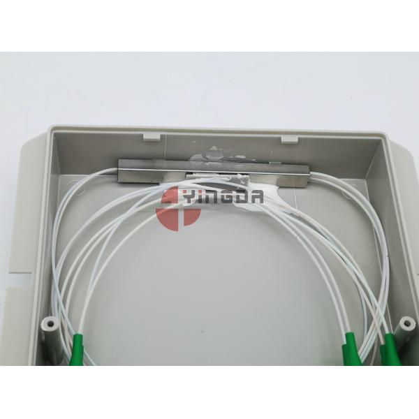 Plastic 2x4 Fiber PLC Splitter LGX Cassette Modular With LC/APC Duplex Fiber Optic Connector