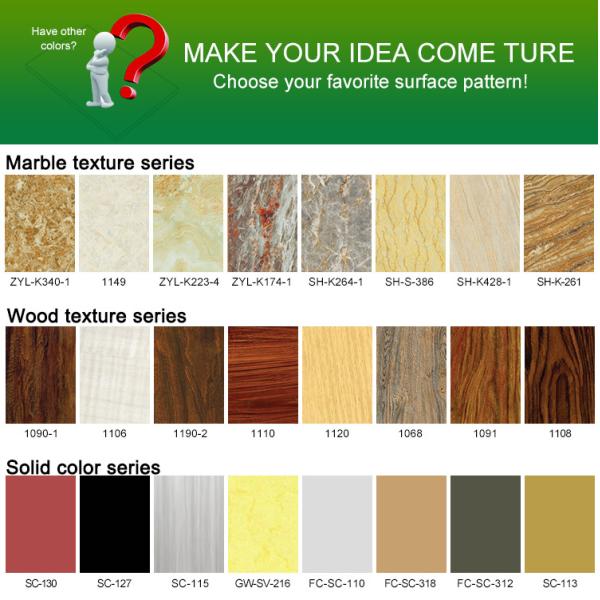 High Density Kitchen Decorative Fiber Cement Board Customized Color Anti Freezing