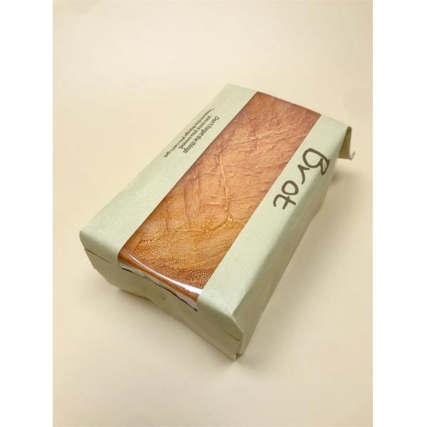 Custom Recycle Plastic Bread Baguette Bags Transparent Paper Laminated Storage 0.5kg