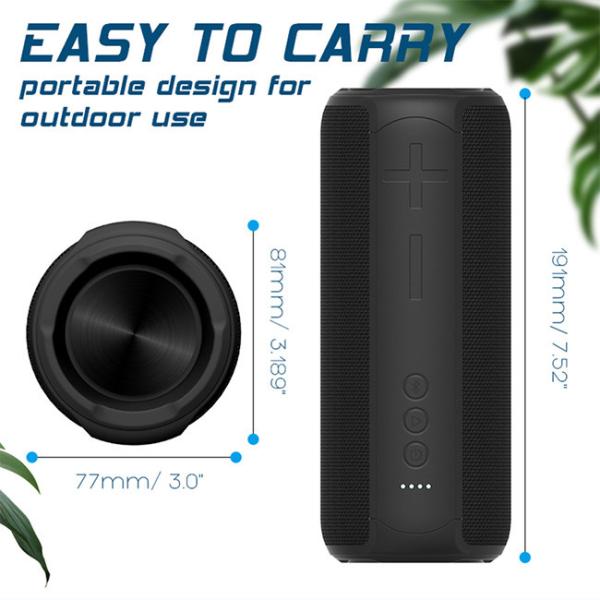 TWS Function Wireless Waterproof Speaker , IPX7 Bluetooth Outdoor Speakers