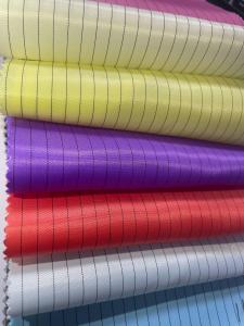 Wholesale Antistatic Cleanroom Dustproof 5mm Grid Uniform Cloth Polyester Ripstop ESD Anti Static Fabric For Workwear from china suppliers