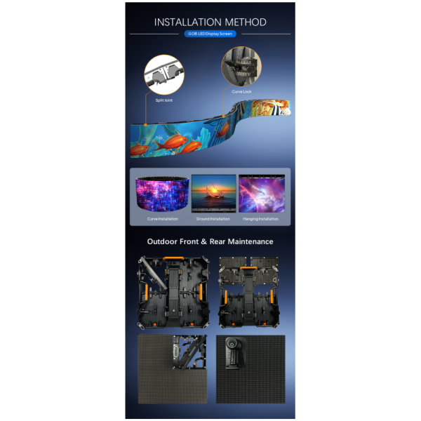 Good Quality Customized Advertising Rental LED Display Screen Indoor Display Panel Rental LED Screen