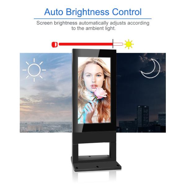 55" Outdoor Lcd Screen 4K Resolution Waterproof IP55 IP65