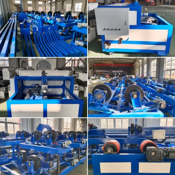 Automatic PLC Controlled 3LPE Coating Pipe Production Line with Internal FBE and External 3LPE Protection