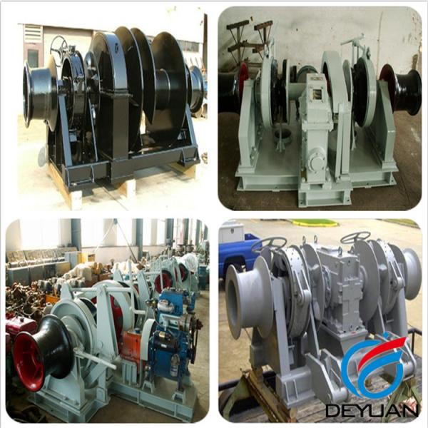 Ship Decking Machine Sailboat Windlass With Double / Single Drum