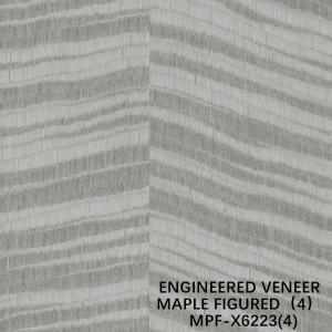 Wholesale Exotic Engineered Maple Figured Wood Veneer X6223 Irregular Texture Dyed Grey Color Good Supply Capacity From China from china suppliers