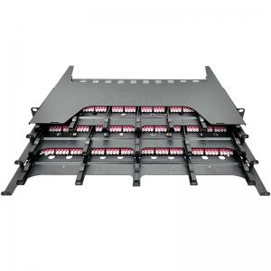 China High Density 144 Core ODF Ethernet Wall Patch Panel With Optical Cassette on sale