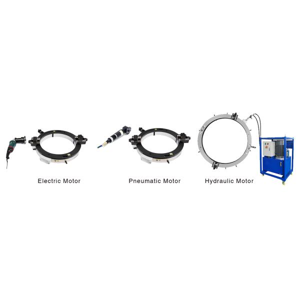 30–36 Inch Split Frame Pipe Cutting Machine with Cold Cutting Technology and Rugged Split Frame Design