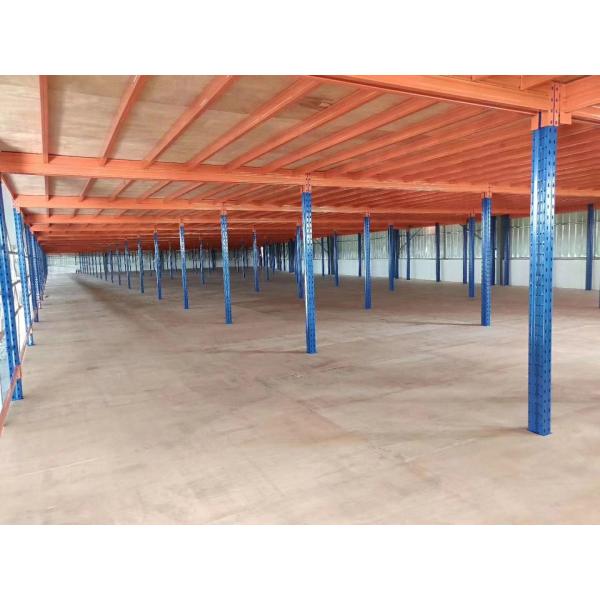 3-4 Multi Layer Storage Mezzanine Platforms 2.5T Steel Frame Mezzanine Rack