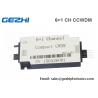 Compact CWDM 6+1CH CWDM Mux Demux Fiber Optical Multiplexer Module for sale