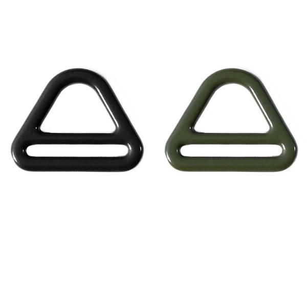 High-grade customized zinc alloy triangle quick release smooth buckle 39mm