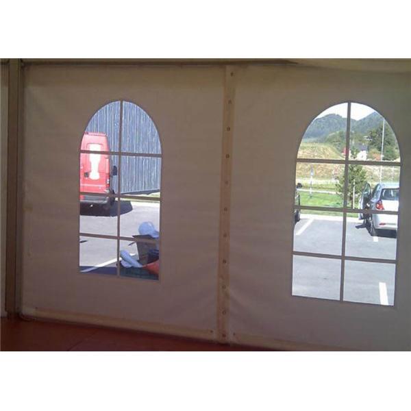 Simple White Fire Retardant Wall Outside Tent For Wedding Ceremony