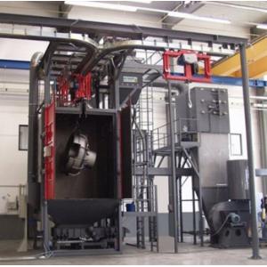 Wholesale S Hook Hangers Automated Grit Blasting Machine , Commercial Sandblasting Equipment from china suppliers