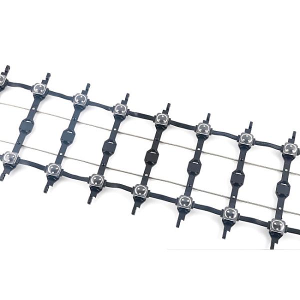 Foldable LED Mesh Screen Soft Pixel Mesh LED Display P83 For Stage Rental Copper Material