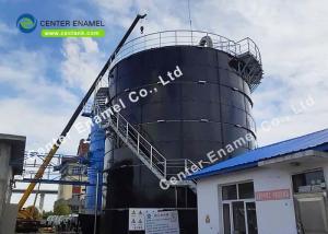 Wholesale PH 3~11 Glass Lined Steel Bolted Industrial Liquid Tanks For Wastewater Anaerobic Digestions from china suppliers