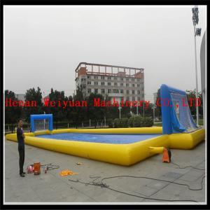 Wholesale CUSTOMIZED best quality water inflatable soap football for summer from china suppliers