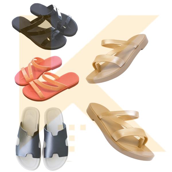 PCU Air Blowing Slipper Machine Multi Station Plastic Shoes Making Machine 380V / 220V