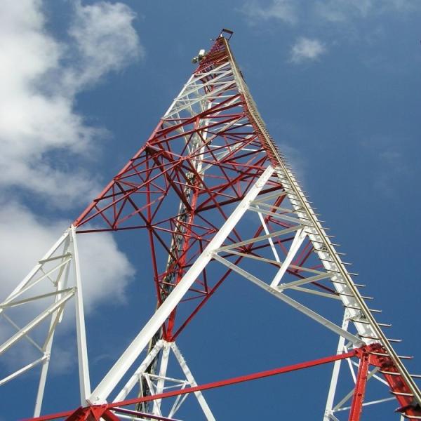 Satellite Televisions Microwave Signal Radio Steel Structure Tower Wireless