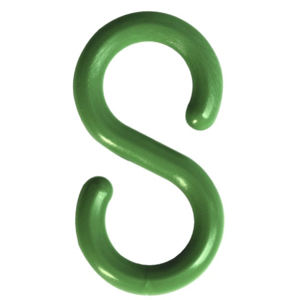 Plastic S-Hook 3" Long