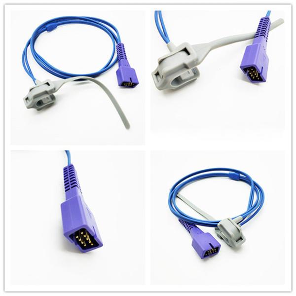Nellco Oxima Monitor SPO2 Sensor Neonate Silicone Wrap 1.1M 9 Pin,Blue
