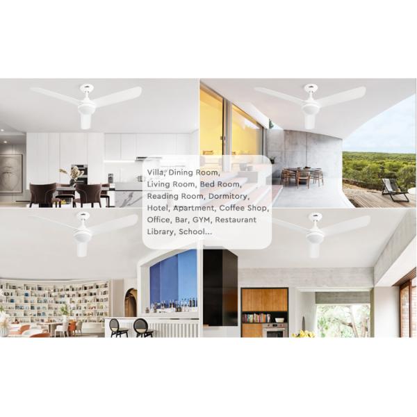 ceiling fan 3 Blades 3 Speed Reversible Remote Control Modern Ceiling Fan For Bedroom