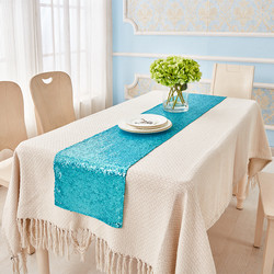 Sequin Runner Embroidered Sequin Table Runners For wedding