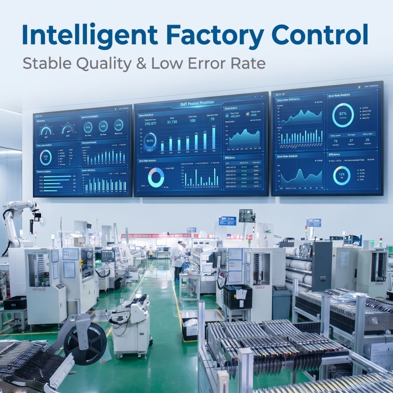 Hassle Free Electronics PCB Manufacturing 2-20 Layers PCB Assembly Services