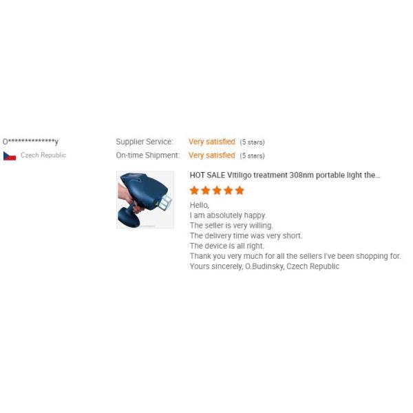 Vitiligo 308NM Excimer Laser System Psoriasis Eczema Excimer Light Therapy