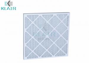 China Pleated Disposable Air Filters Primary Efficiency With Expanded Mesh on sale