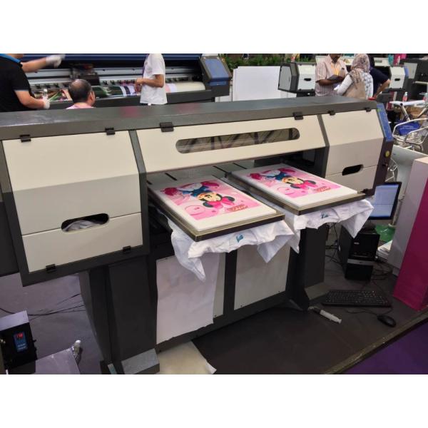 Industrial Direct To Garment Printing Equipment , Pigment CMYK Digital Garment Printers
