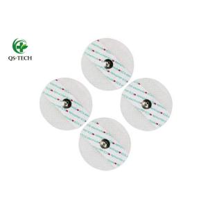 China Round 50mm snap disposable ecg electrode padsecg chest electrode on sale