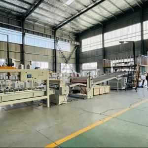 China 75kW PLC Siemens Control Laminated PVC Marble Sheet Making Machine on sale