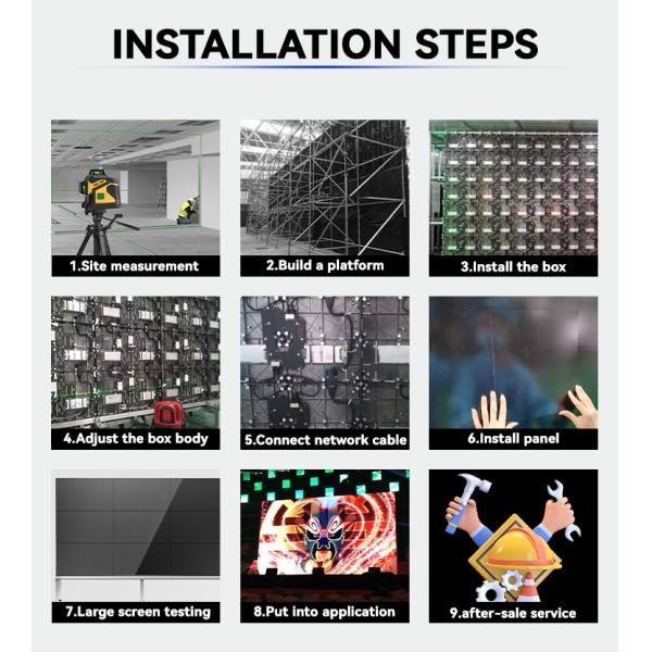 Outdoor 3535 SMD LED Video Wall Display Panel Message Screen 0.9375mm