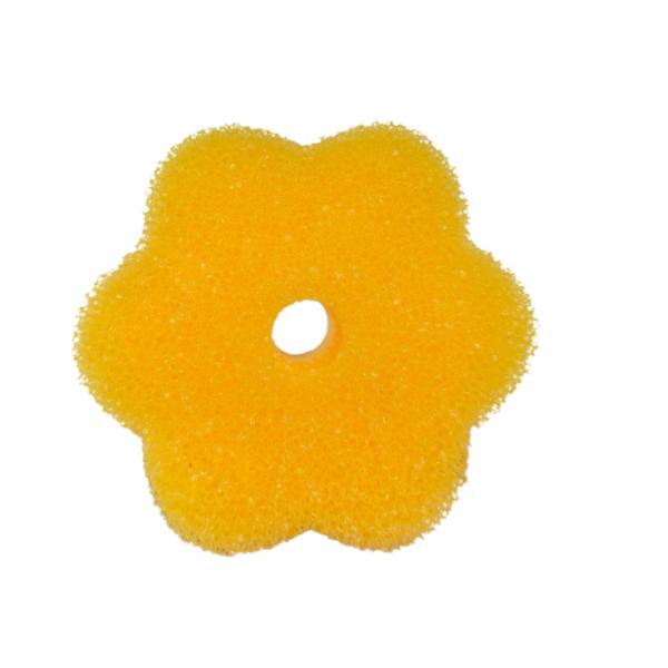 Double-sided flower-shaped temperature-sensitive sponge original flex texture scrubber